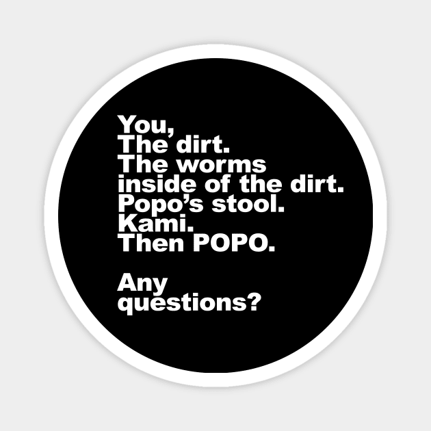 What is the Pecking Order? Magnet by Cultural Barbwire